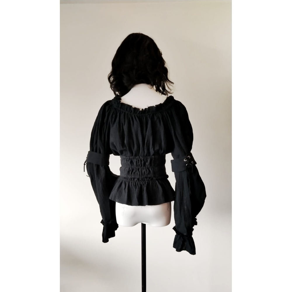 Battycat - Witch Longsleeve top - L - Zwart